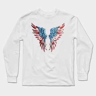 4th of July Wings  #3 Long Sleeve T-Shirt